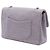 Borsa a tracolla Chanel Medium Classic Jersey Single Flap Viola Porpora - vista 2