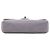 Borsa a tracolla Chanel Medium Classic Jersey Single Flap Viola Porpora - vista 3