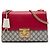 Padlock Borsa a tracolla Gucci Medium GG Supreme con lucchetto, rossa Rosso