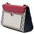 Padlock Borsa a tracolla Gucci Medium GG Supreme con lucchetto, rossa Rosso - vista 2