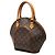 Borsa a mano Louis Vuitton Monogram Ellipse PM Marrone - vista 2