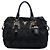 Borsa Satchel Prada Tessuto Gaufre nera Nero