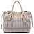 Borsa Satchel Prada Tessuto Gaufre marrone