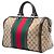 Borsa Boston Satchel Gucci Medium GG Canvas Web Joy Beige - vista 2
