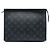 Borsa a Clutch Louis Vuitton Monogram Eclipse Pochette Voyage MM Nera Nero