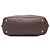 Borsa Tote Convertibile Prada Vitello Daino marrone con zip laterale - vista 3