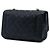 Borsa Chanel Large CC Quilted Caviar Studded Single Flap Satchel Nera Nero - vista 2