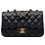 Borsa a tracolla Chanel Mini Rectangular Classic Single Flap in pelle d'agnello blu