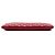 Clutch Chanel Boy O Case Medium de piel de cordero acolchada roja con cadena - vista 3