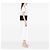 Borsa a tracolla Gaby in raso monogramma nero Saint Laurent - vista 6