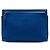 Clutch Anagram T in pelle blu LOEWE