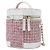 Borsa Satchel Vanity Case CC in Tweed e Pelle di Agnello Rossa Chanel Rosso - vista 2