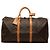 Borsa da viaggio Louis Vuitton Monogram Keepall 50 Marrone