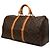 Borsa da viaggio Louis Vuitton Monogram Keepall 50 Marrone - vista 2