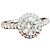 Anello Cartier in platino e diamanti taglia 51 Multicolore
