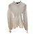 Chanel Strickpullover Wolle Ecru Größe 36 Beige
