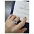 Anello Harry Winston in platino e diamanti 5.05 ct Multicolore - vista 4
