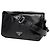Borsa a tracolla Prada in pelle nera Nero