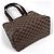 Bolso Tote Louis Vuitton Hampstead PM Castaño Damier ebene - vista 2