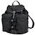 Zaino Prada con placca logo Nero