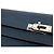 Hermès Portafoglio bi-fold Hermes Kelly Long in blu - vista 6