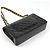 Borsa a tracolla Chanel Matelassé Coco Mark in pelle Nero - vista 2