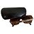 Gafas de Sol Chanel Marrones con Logo Dorado Castaño