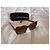 Gafas de Sol Chanel Marrones con Logo Dorado Castaño - vista 2