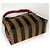 Fendi Pequin Pattern Schultertasche Braun Schwarz - Ansicht 2