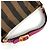Fendi Pequin Pattern Schultertasche Braun Schwarz - Ansicht 5
