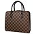 Bolso de mano Louis Vuitton Triana Castaño Damier ebene