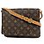 Borsa a tracolla Louis Vuitton Musette Tango Marrone Monogramma