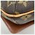 Borsa a tracolla Louis Vuitton Musette Tango Marrone Monogramma - vista 3