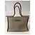Borsa tote Isabel Marant Toledo in camoscio beige e pelle marrone