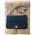 Chanel Timeless Classic Borsa a tracolla pelle nera catena oro Nero - vista 3