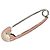 Spilla a spillo da balia rosa Sonia Rykiel Silver hardware - vista 2