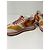Sneakers Vanessa Bruno in pelle e tela Rosso Beige Giallo - vista 7