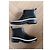 Stivaletti Chanel in gomma nera logo CC Nero - vista 2