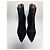 Stivaletti Emanuel Ungaro x Malone Souliers in camoscio e raso nero - vista 5