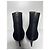 Stivaletti Emanuel Ungaro x Malone Souliers in camoscio e raso nero - vista 6