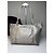 Tote Vintage Gucci GG Supreme Canvas Silver Cream Argento - vista 12