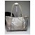 Tote Vintage Gucci GG Supreme Canvas Silver Cream Argento - vista 13