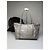 Tote Vintage Gucci GG Supreme Canvas Silver Cream Argento - vista 2