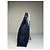 Hermès Vintage Hermes Baumwoll-Tote Navy Rust Silver Snap Marineblau - Ansicht 4
