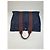 Hermès Vintage Hermes Baumwoll-Tote Navy Rust Silver Snap Marineblau - Ansicht 8