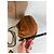 Vintage Loewe Beuteltasche aus Wildleder Rust Gold Rot - Ansicht 12