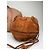 Vintage Loewe Beuteltasche aus Wildleder Rust Gold Rot - Ansicht 15