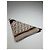 Zucca Foulard in seta Vintage Fendi FF Monogram Cream Brown Beige - vista 8