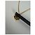 Collana con pendente logo Courreges vintage in metallo dorato - vista 8