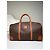 Céline Sac Duffle Vintage Celine Monogram Canvas Brown Tan Marron - vue 12